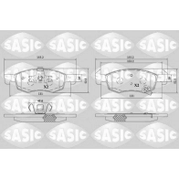 Тормозные колодки дисковые, комплект SASIC 6HPO 18 6216203 1439899103