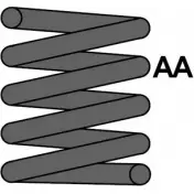 Пружина MAXTRAC 8A8XY JJ EVS6 MC0828 Mercedes C-Class (W202) 1 Седан 2.8 C 280 (2029) 197 л.с. 1997 – 2000