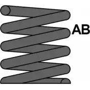 Пружина MAXTRAC LJS9W 9 MC0930 9FS4SX Mercedes C-Class (W202) 1 Седан 2.0 C 200 (2020) 136 л.с. 1994 – 2000