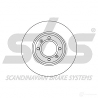 Тормозной диск SBS 2391361 1815201008 L2K7X X - Изображение 1