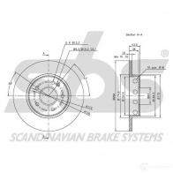 Тормозной диск SBS R EGF9ZJ 2392059 5700755008560 1815203316 - Изображение 3