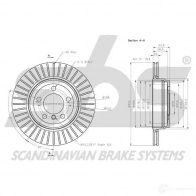 Тормозной диск SBS KU P8F1 5700755265048 1815311578 2393171 - Изображение 3