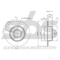 Тормозной диск SBS KX 4IAW3 2394337 5700755258088 1815314770 - Изображение 3