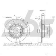 Тормозной диск SBS P1Z7L F3 5700755221006 2393573 1815313246 - Изображение 3