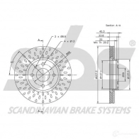 Тормозной диск SBS PP F41 5700755001776 2391680 1815202336 - Изображение 3