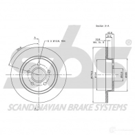 Тормозной диск SBS F BJ4L 1815314847 5700755258262 2394396 - Изображение 3