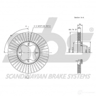 Тормозной диск SBS 2FT4W 4 1815209940 5700755012703 2393047 - Изображение 3