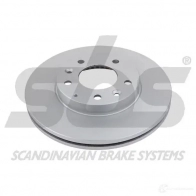 Тормозной диск SBS 1815313241 Mazda Premacy (CP) 1 Минивэн 2.0 TD 101 л.с. 2000 – 2005 5700755264119 U7 VRT