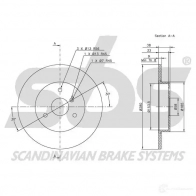 Тормозной шланг SBS Renault Sandero (BS) 1 Хэтчбек 1.6 84 л.с. 2010 – 2024 1330853912 ST17 G2