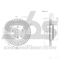 Тормозной шланг SBS 2387203 KW Z9VQZ 1330854711 - Изображение 2