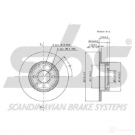 Тормозной шланг SBS MDH11 D3 2386093 1330852398 - Изображение 2