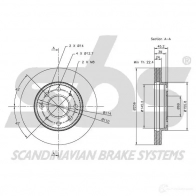 Тормозной шланг SBS 3C5O N 1330853340 Mercedes Vito