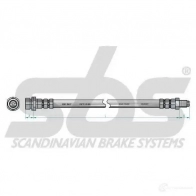 Тормозной шланг SBS WP U4Y 13308525123 2386123 - Изображение 2