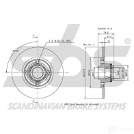 Тормозной шланг SBS S 6KOE 1330854819 2387367 - Изображение 2