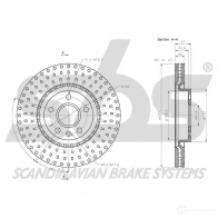 Тормозной шланг SBS 0L SUI Volkswagen Touareg (7LA, 7L6, 7L7) 1 Внедорожник 2.5 R5 TDI 163 л.с. 2003 – 2010 13308547111