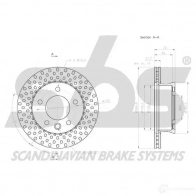 Тормозной шланг SBS 1330853677 M ALLPD Opel Astra (H) 3 Кабриолет