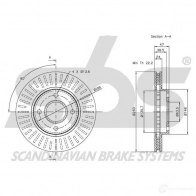 Тормозной шланг SBS 4 7WEK 2386234 1330852593 - Изображение 2