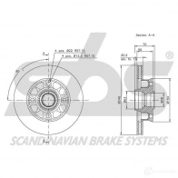 Тормозной шланг SBS 7NG HX 1330853452 Hyundai Galloper (JK01) 2 Внедорожник 2.5 TD intercooler 99 л.с. 1998 – 2003