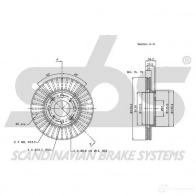 Тормозной шланг SBS 1330853055 819 MAKJ Mitsubishi Pajero 2 (V3, V2, V4) Внедорожник 2.8 D 140 л.с. 1993 – 1999