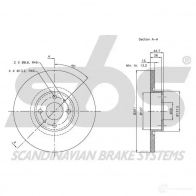 Тормозной шланг SBS AD94WC R 13308525127 2386127 - Изображение 2