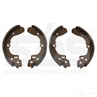 Барабанные тормозные колодки, комплект SBS 2397728 VW XZK 18492735679 5700755200964 - Изображение 1