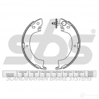 Барабанные тормозные колодки, комплект SBS 18492730420 2397629 RQ SLXV 5700755200766 - Изображение 2