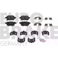 Тормозные колодки, дисковые, комплект EUROBRAKE 0SF DY4 55022223100 2Q3M1 3937347