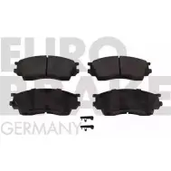 Тормозные колодки, дисковые, комплект EUROBRAKE 5502223236 NKSQC WVA 21571/16.8 3937543