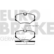 Тормозные колодки, дисковые, комплект EUROBRAKE 5502223734 WVA 21444/19 DF9M4 3937762