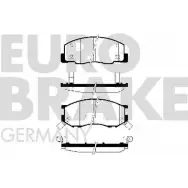 Тормозные колодки, дисковые, комплект EUROBRAKE 3937901 5502224545 WVA 23506/15,5 1U3SO