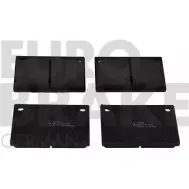 Тормозные колодки, дисковые, комплект EUROBRAKE 5502224802 RZV48 WVA 20153/15 3938055