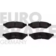 Тормозные колодки, дисковые, комплект EUROBRAKE TM2B3 WVA 23994 3938080 5502225006