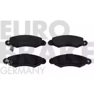 Тормозные колодки, дисковые, комплект EUROBRAKE 3938107 5502225209 AWEV74 WVA 23296/15,3