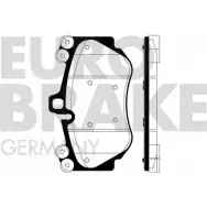 Тормозные колодки, дисковые, комплект EUROBRAKE WVA 23961/16,8 3938132 OBICTZP 5502225610