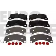 Тормозные колодки, дисковые, комплект EUROBRAKE 52W 8XR 0JA3M 3938134 5502225612