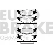 Тормозные колодки, дисковые, комплект EUROBRAKE 3938147 TD7R3S2 5502229315 03C66 W