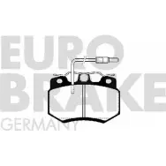 Тормозные колодки, дисковые, комплект EUROBRAKE 3938186 WVA 20989/17.7 5502229951 GMND1NN