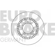 Тормозной диск EUROBRAKE RCBYV78 5815203028 QUR HAEX 3938682