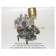 Турбина SCHLÜTTER TURBOLADER 701729-10 16602350 1635909 701729 -1 - Изображение 5