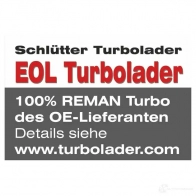 Турбина SCHLÜTTER TURBOLADER 17209090eol 7 43507-9 Mercedes Sprinter (906) 2 Фургон 3.0 (3T) 219 CDI / BlueTEC (9011. 9013) 190 л.с. 2009 – наст. время 7435070009