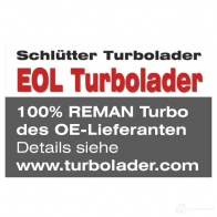 Турбина SCHLÜTTER TURBOLADER 1637284 713517-11 713517 -10 17208010eol