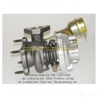Турбина SCHLÜTTER TURBOLADER 4540 97-1 16600530 1635496 454097-2 - Изображение 7