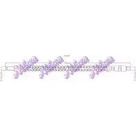 Тормозной шланг BROVEX-NELSON 4CSF6 H1058 3970718 768 1W
