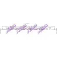 Тормозной шланг BROVEX-NELSON 7D6ABM B8 F9GI0 H1077 3970727