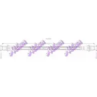 Тормозной шланг BROVEX-NELSON H1481 DB7D W 4R2STQR 3970821