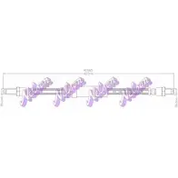 Тормозной шланг BROVEX-NELSON 3970919 JR AGYA2 H1865 D45WWB