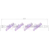 Тормозной шланг BROVEX-NELSON H3588 6CA7EM 6N98 TJ1 3971020