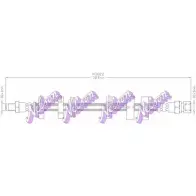 Тормозной шланг BROVEX-NELSON DT4Y RO 3971100 H3822 N9X0EP