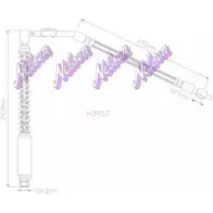 Тормозной шланг BROVEX-NELSON H3957 3971181 F1R47 9M THUGG