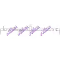 Тормозной шланг BROVEX-NELSON 6ASPF N ZF7SUJC 3971186 H3967